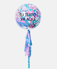 Globo gigante splash personalizado 36 pulgadas Globo gigante splash personalizado - Sweet Surprise Boutique