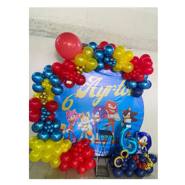 Fondo para fotos (Aro cubierto) - Cumpleaños Infantil - Sweet Surprise Boutique