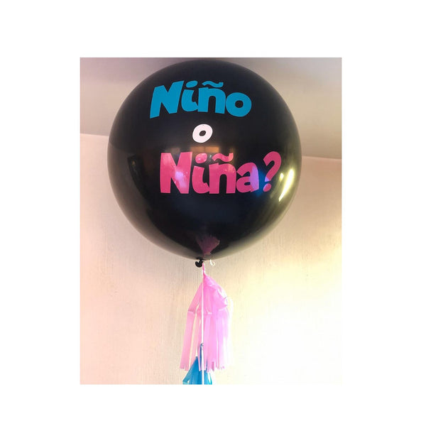 Globo Gigante personalizado para revelación de bebé - Sweet Surprise Boutique