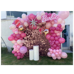 Pared Shimmer - Cumpleaños Barbie Pared Shimmer - Cumpleaños Barbie - Sweet Surprise Boutique