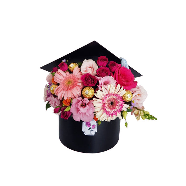 Arreglo de Flores para Graduación Chocolate - Sweet Surprise Boutique