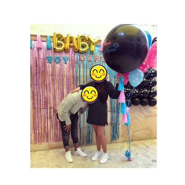 Decoración para llegada de bebé y globo revelación - Sweet Surprise Boutique