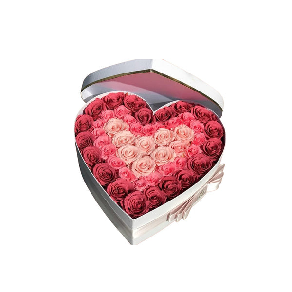 Rosas en caja de corazón - Sweet Surprise Boutique